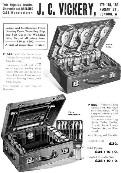 Their Majesties Jeweller, Silversmith and Dressing Case Manufacturer - J. C. Vickery by Unbekannt