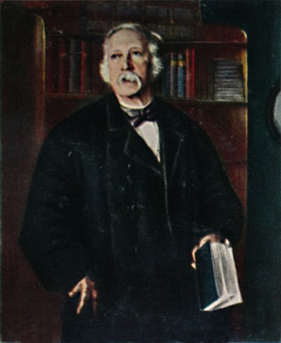 Theodor Fontane - Painting by Hanns Fechner by Unbekannt