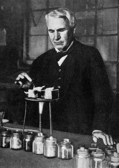 Thomas Alva Edison, American inventor and businessman by Unbekannt