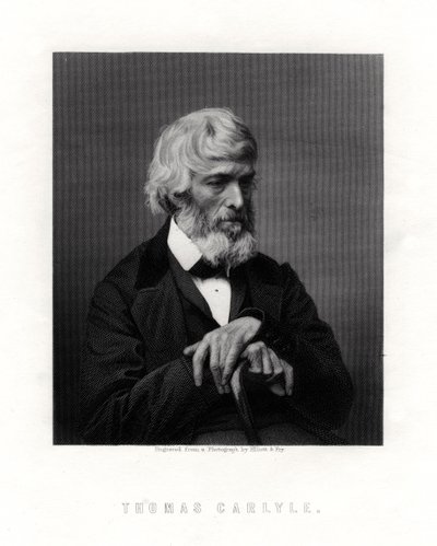 Thomas Carlyle, Scottish Essayist, Satirist, and Historian by Unbekannt