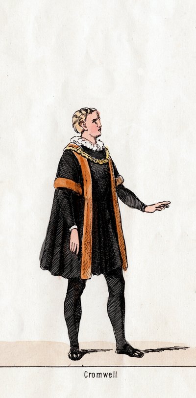 Thomas Cromwell, costume design for Shakespeare