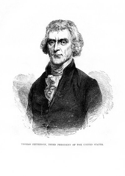 Thomas Jefferson, Third President of the United States by Unbekannt