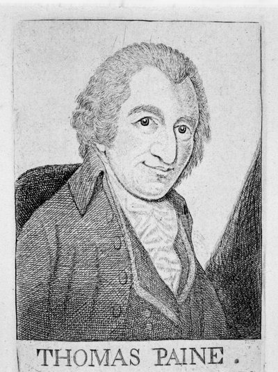 Thomas Paine, English-born American Revolutionary, Writer and Philosopher by Unbekannt