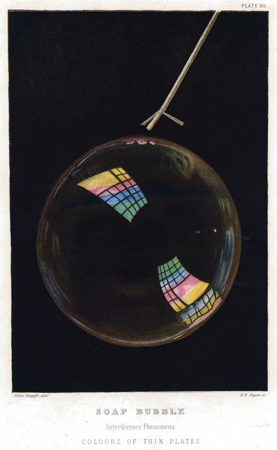 Thin Films Illustrated by Soap Bubble by Unbekannt