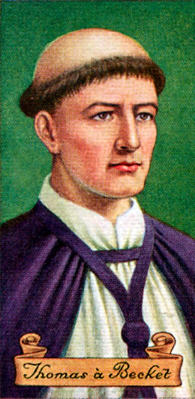 Thomas a Becket, Taken from a Series of Cigarette Cards, 1935 by Unbekannt