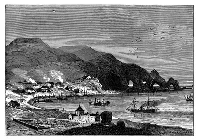 Thorshavn, the capital of the Faroe Islands, c1890 by Unbekannt