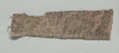 Three Fragments of Italian Gothic Silk by Unbekannt