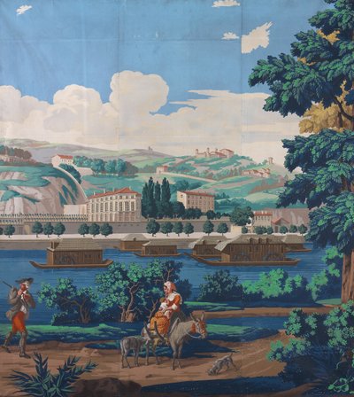 Three Joined Panels: The Views of Lyon, France, First edition by Unbekannt