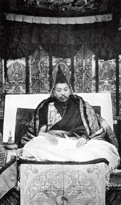 Thubten Gyatso, the 13th Dalai Lama of Tibet by Unbekannt