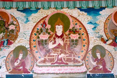 Lama Tsongkharpa, Gelug School, Yongning, Zhamei Temple, China by Unbekannt