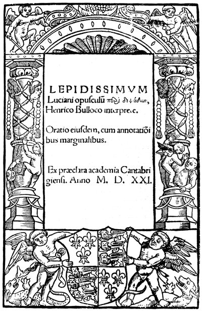 Title Page of Lucian by Unbekannt