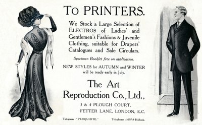 To Printers - The Art Reproduction Co., Ltd advertisement by Unbekannt