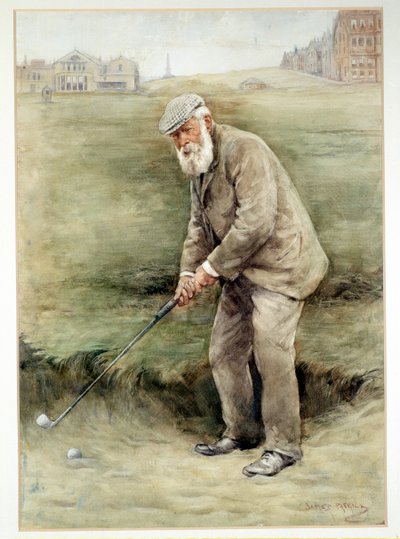 Tom Morris Senior, British Golfer, Portrait by Unbekannt