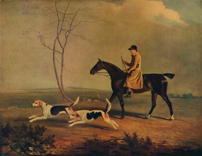 Tom Oldaker, Huntsman of the Berkley Hounds, on Pickle, with the Hounds by Unbekannt