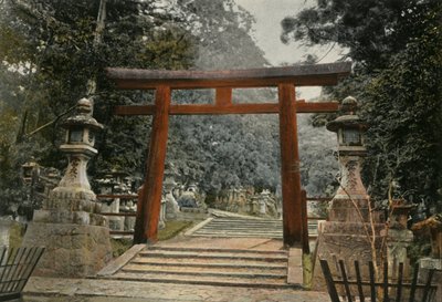 Tori at a Shinto Temple, 1900 by Unbekannt