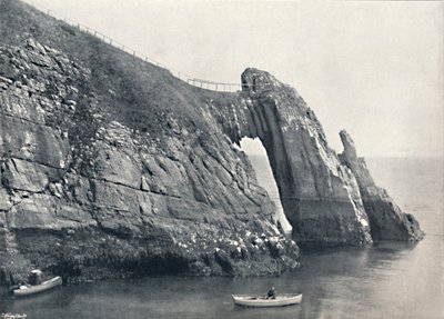 Torquay - The Natural Arch London Bridge, 1895 by Unbekannt