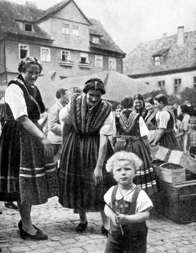 Traditional costume, South Germany, 1936 by Unbekannt