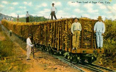 Train Load of Sugar Cane, Cuba by Unbekannt