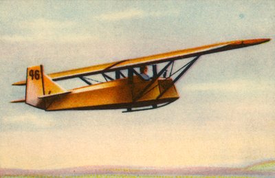 Trainee pilot performing advanced gliding exam, Germany by Unbekannt