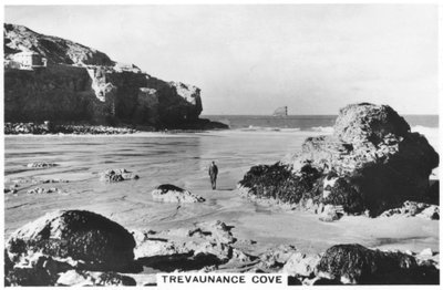 Trevaunance Cove, Cornwall Coast by Unbekannt
