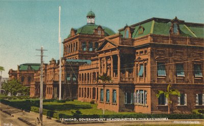 Trinidad, Government Headquarters. The Red House, early 20th century by Unbekannt