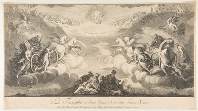 Triumph of Saint Ignatius and Saint Francis Xavier by Unbekannt