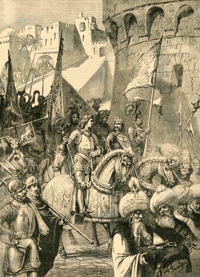 Triumphal Entry of Richard I. and Philip Augustus Into Acre, 1191 by Unbekannt