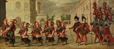 Triumphal Procession with Knights of the Order of Malta and the Order of Santiago de Compostela by Unbekannt