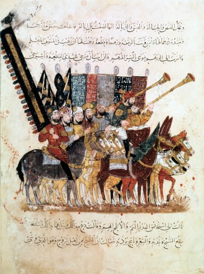 Troop of Horsemen at a Religious Ceremony by Unbekannt