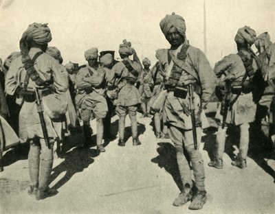 Troops of the Sirhind Brigade, Flanders, First World War by Unbekannt