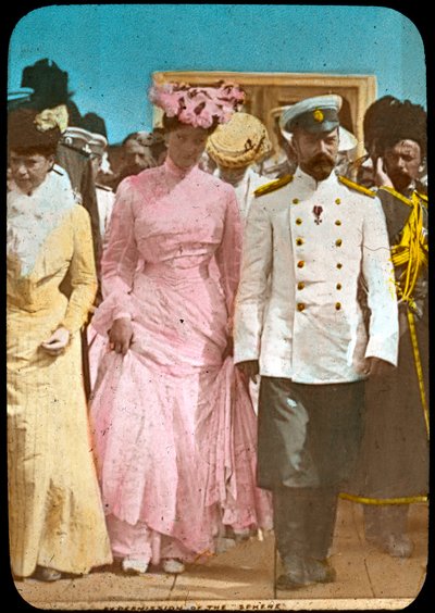 Tsar Nicholas II of Russia and Tsarina Alexandra by Unbekannt