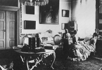 Tsarevich Alexander and Grand Duchess Maria Feodorovna of Russia by Unbekannt