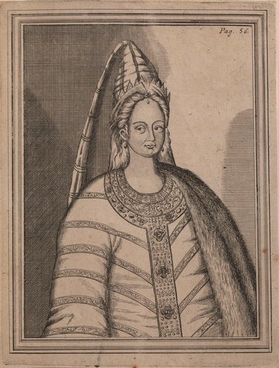 Tsarina Irina Godunova 1557-1603, the wife of Tsar Feodor I of Russia by Unbekannt