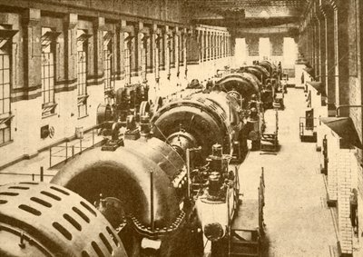 Turbo-Generators at Neasden Power House, Metropolitan Railway by Unbekannt