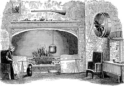 Turnspit dog at work by Unbekannt