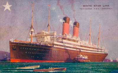 Twin-Screw RMS Adriatic of the White Star Line by Unbekannt