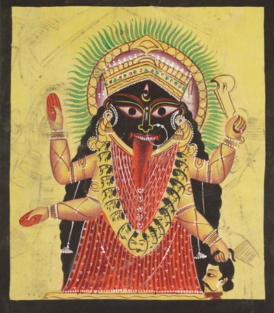 Two Aspects of Kali: Kali Enshrined by Unbekannt