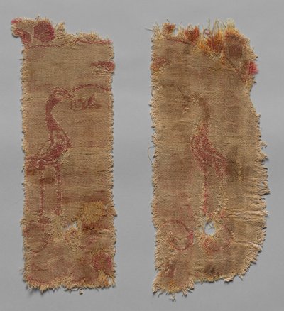 Two Fragments of Large Scale Roundel by Unbekannt