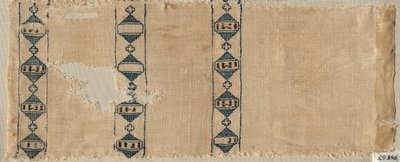 Two Fragments of a Scarf or Headdress by Unbekannt