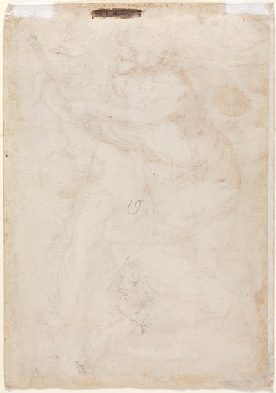 Two Sketches of a Mother and Child by Unbekannt