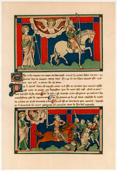 Two of the Horsemen of the Apocalypse, Early 14th Century by Unbekannt