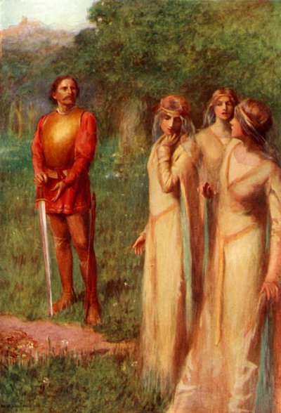 Two of Them Looked Meaningly at Their Companion, 1917 by Unbekannt