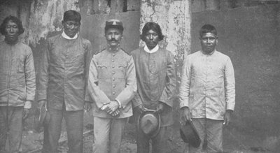 Tymbiras Indians of the State of Maranhao. Lt. Pedro Dantas and his Interpreters by Unbekannt