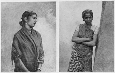 Types of Ceylon women by Unbekannt