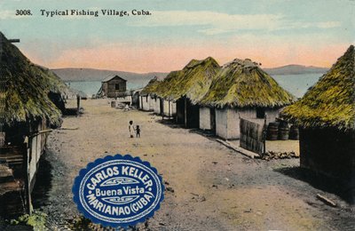 Typical Fishing Village, Cuba, 1912 by Unbekannt
