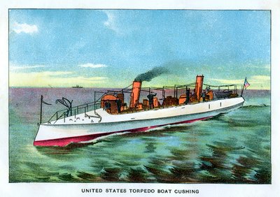 United States Torpedo boat Cushing by Unbekannt