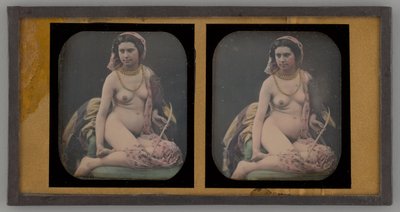 Untitled Portrait of a Nude Woman by Unbekannt
