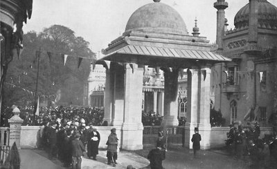 Unveiling of the Indian Memorial Gateway by the Maharaja of Patiala, 26th October 1921, 1939 by Unbekannt
