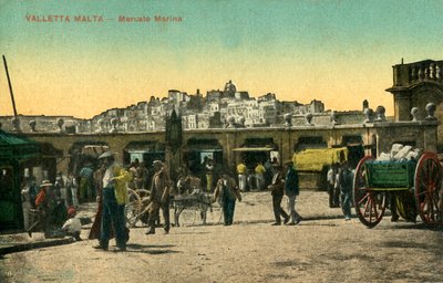 Valetta Malta - Mercato Marina by Unbekannt