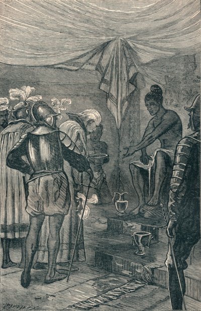 Vasco da Gama Visits the King, 1904 by Unbekannt